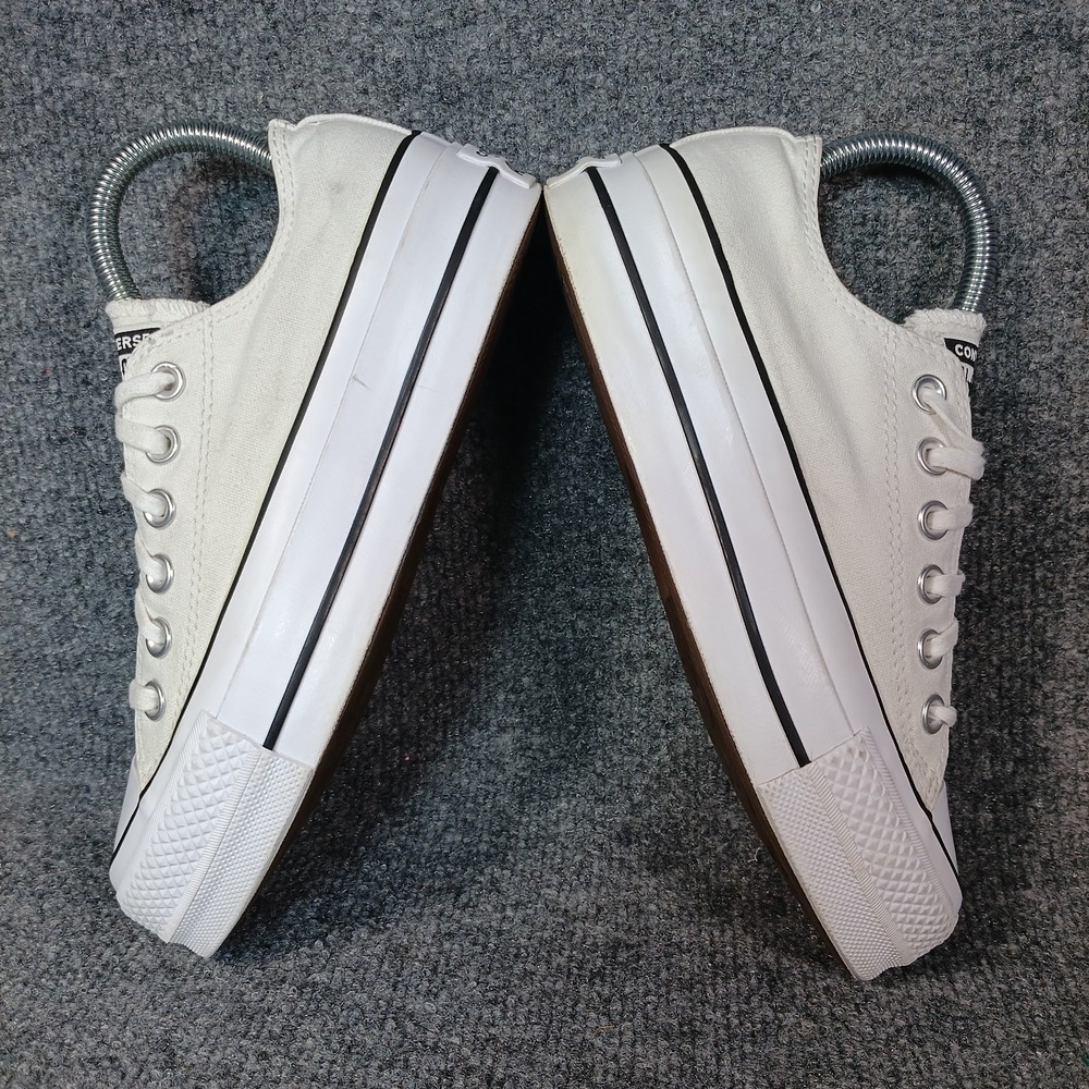Converse Chuck Taylor All Star Lift Sneakers Women 6 White Platform Low Top - Picture 5 of 7